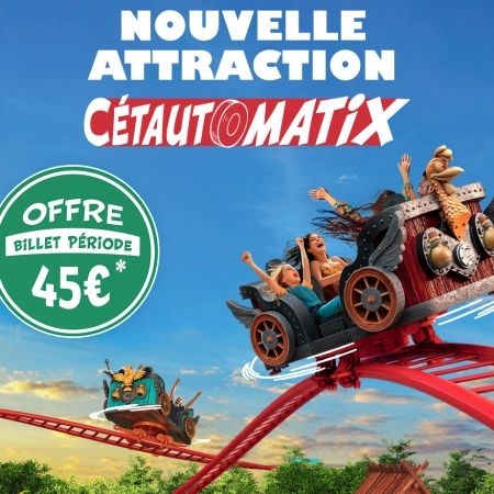 Offre spéciale Parc Astérix : votre billet à 45€ au lieu de 68€ ! Offre spéciale Parc Astérix : votre billet à 45€ au lieu de 68€ !
