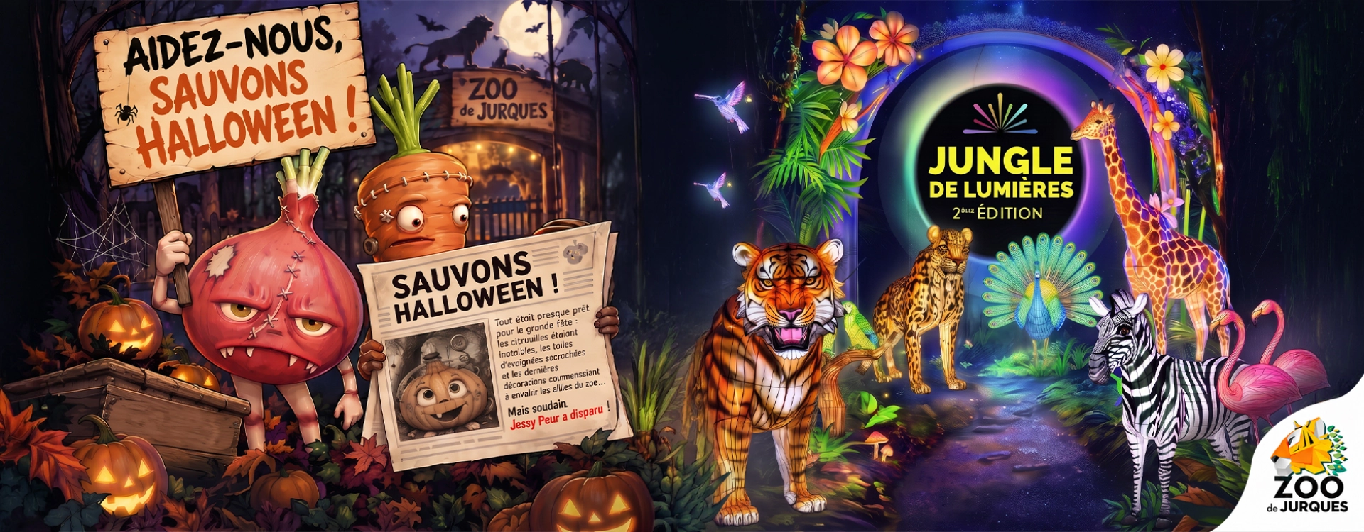 Jungle de Lumières au Zoo de Jurques Jungle de Lumières au Zoo de Jurques