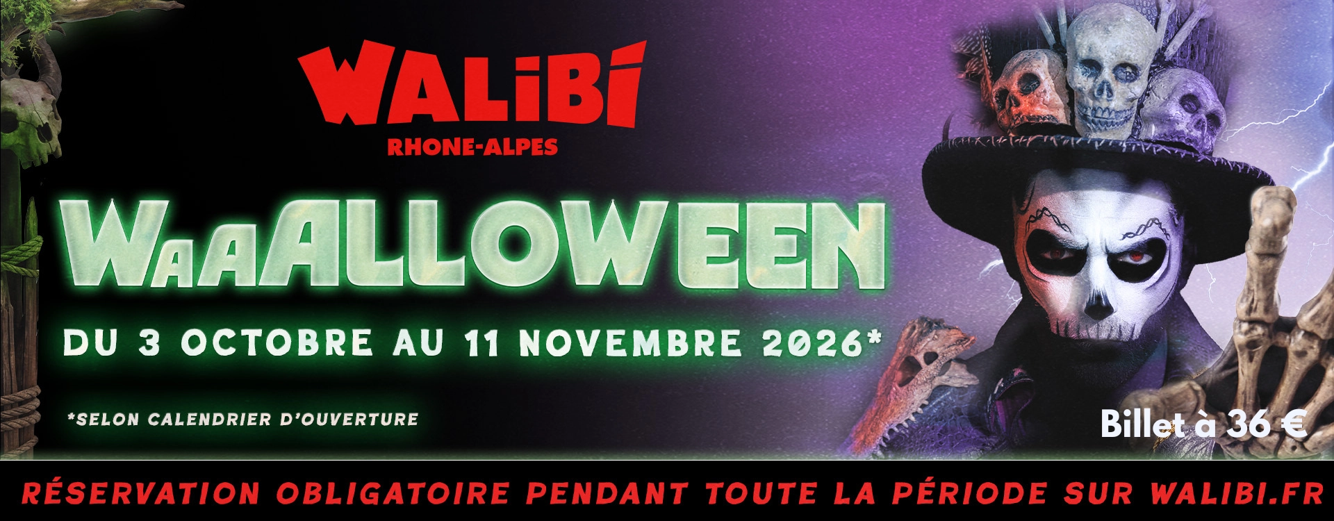WALIBI RHONE - ALPES : WaaALLOOWEEN 2026 WALIBI RHONE - ALPES : WaaALLOOWEEN 2026