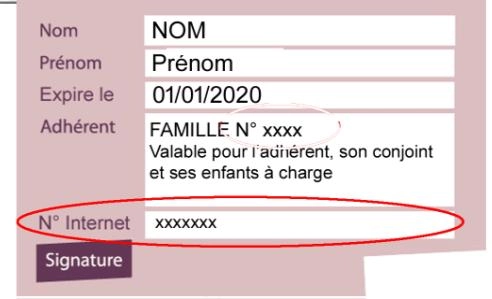 Où trouver mon numéro internet ?